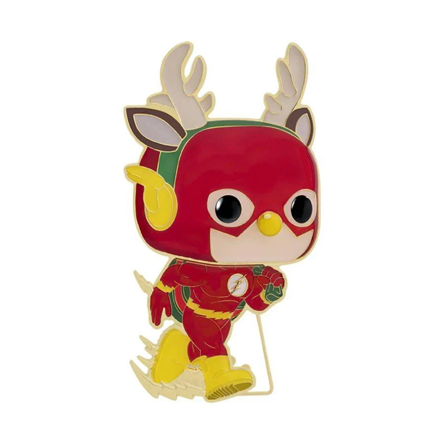 DC - Flash Holiday 4" Pop! Enamel Pin - Image 2