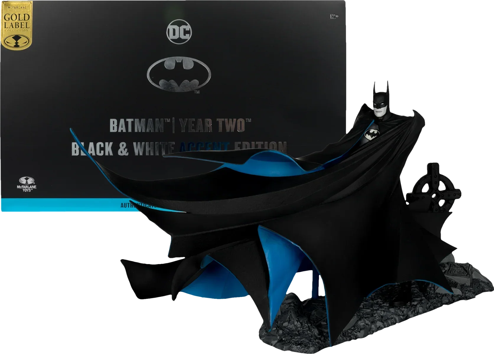 DC Multiverse - Batman: Year Two (Black & White Accent) Gold Label Figure - Image 2