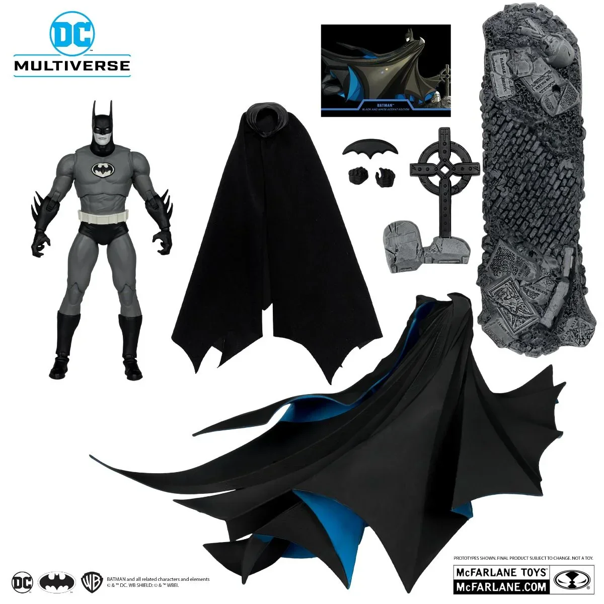 DC Multiverse - Batman: Year Two (Black & White Accent) Gold Label Figure - Image 8