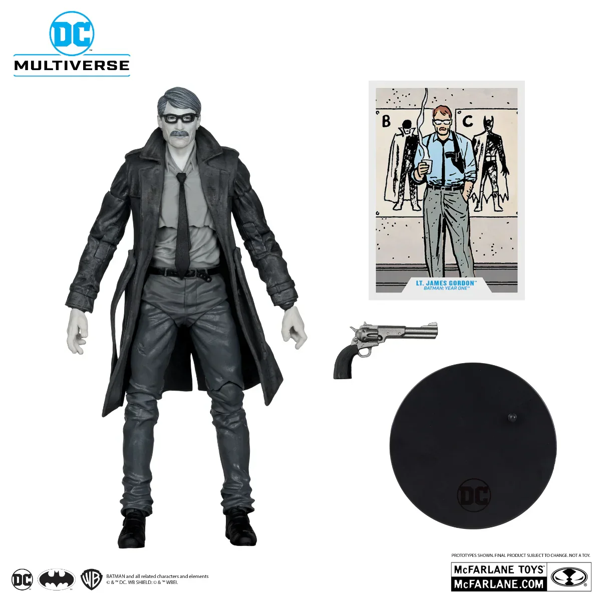 DC Multiverse - Lt. Gordon "Batman: Year One" Gold Label (Chase Version) 7" Figure - Image 5
