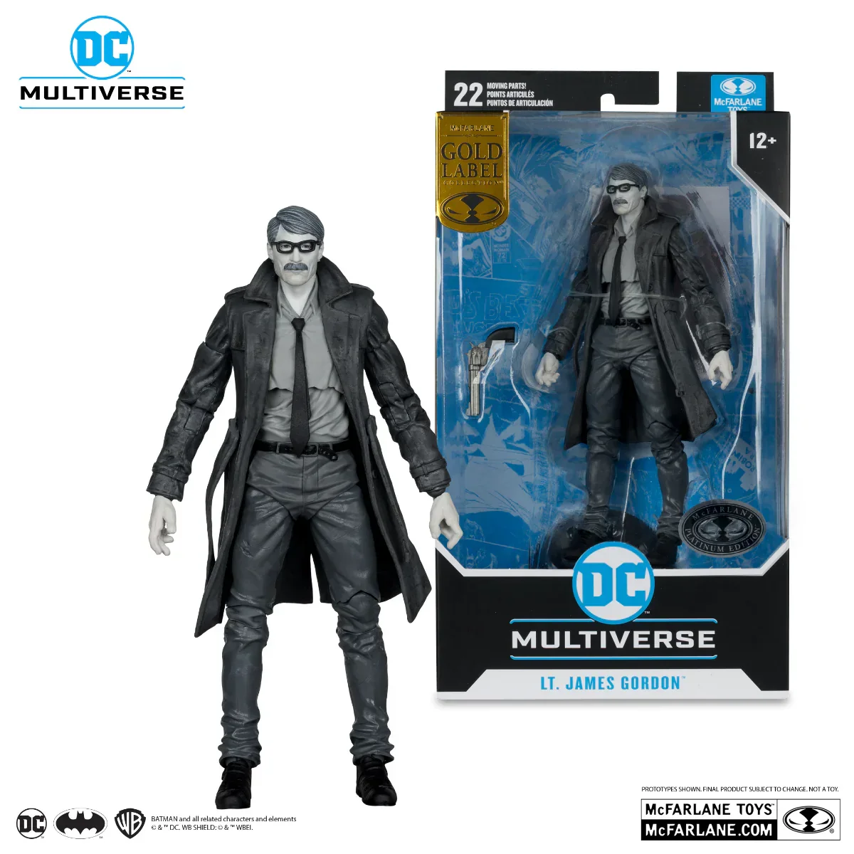 DC Multiverse - Lt. Gordon "Batman: Year One" Gold Label (Chase Version) 7" Figure - Image 6