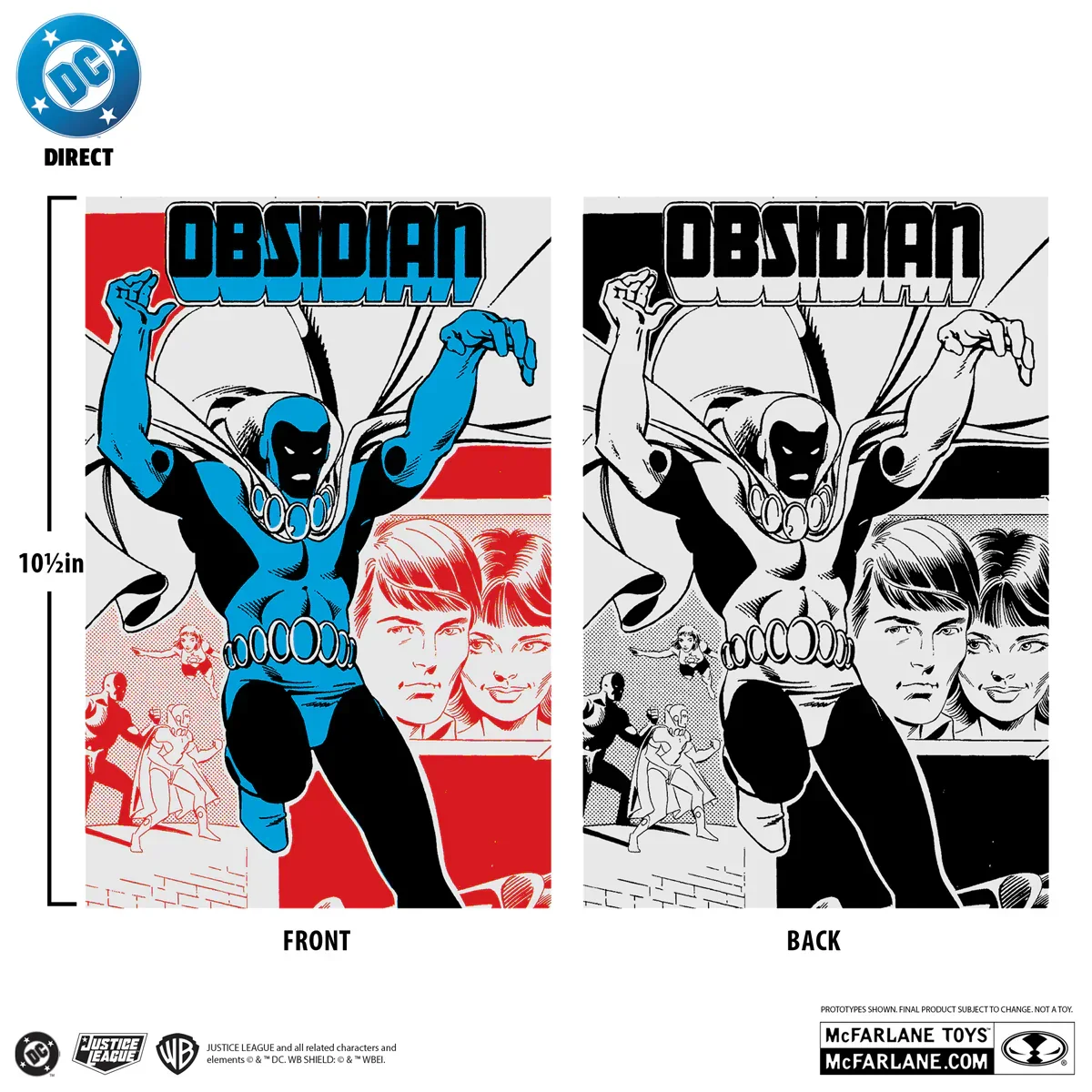 DC Comics - Obsidian (Infinity Inc #16) Gold Label 7" Action Figure - Image 10
