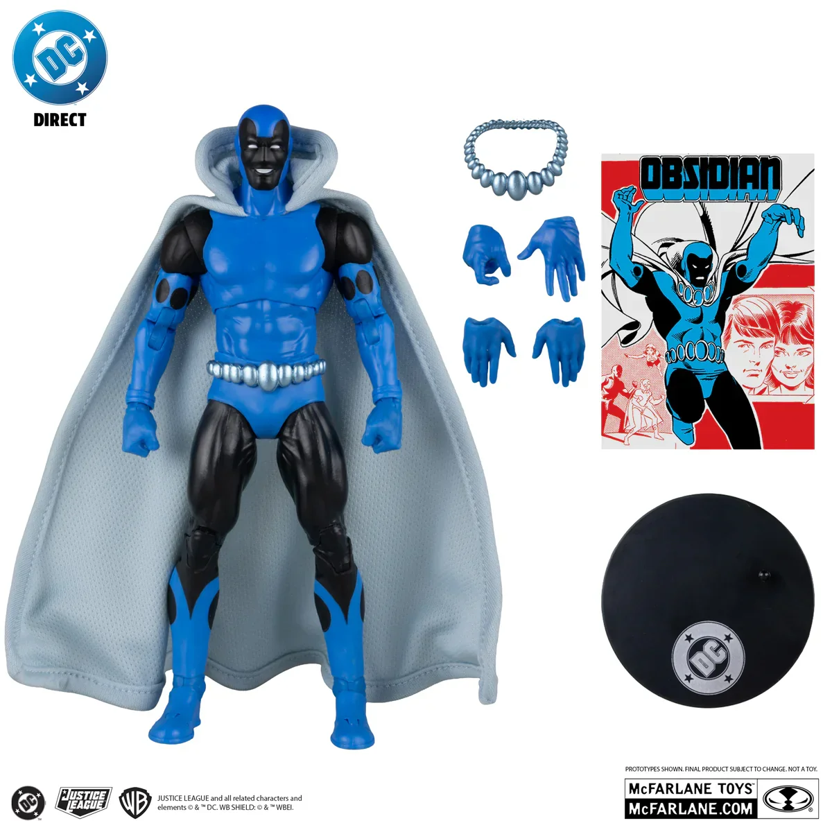 DC Comics - Obsidian (Infinity Inc #16) Gold Label 7" Action Figure - Image 6