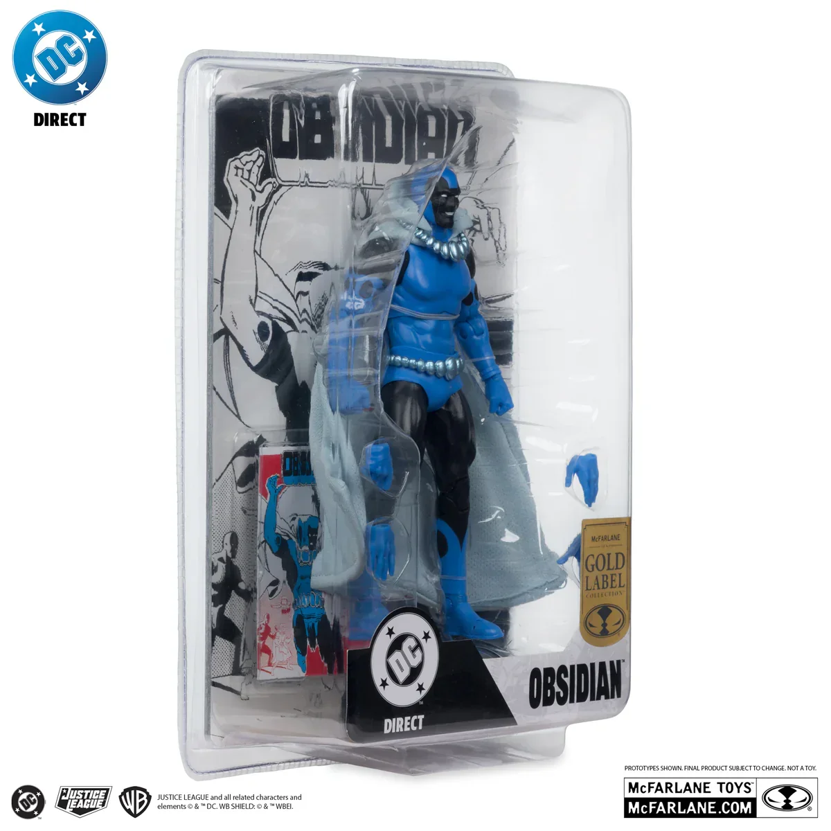 DC Comics - Obsidian (Infinity Inc #16) Gold Label 7" Action Figure - Image 9