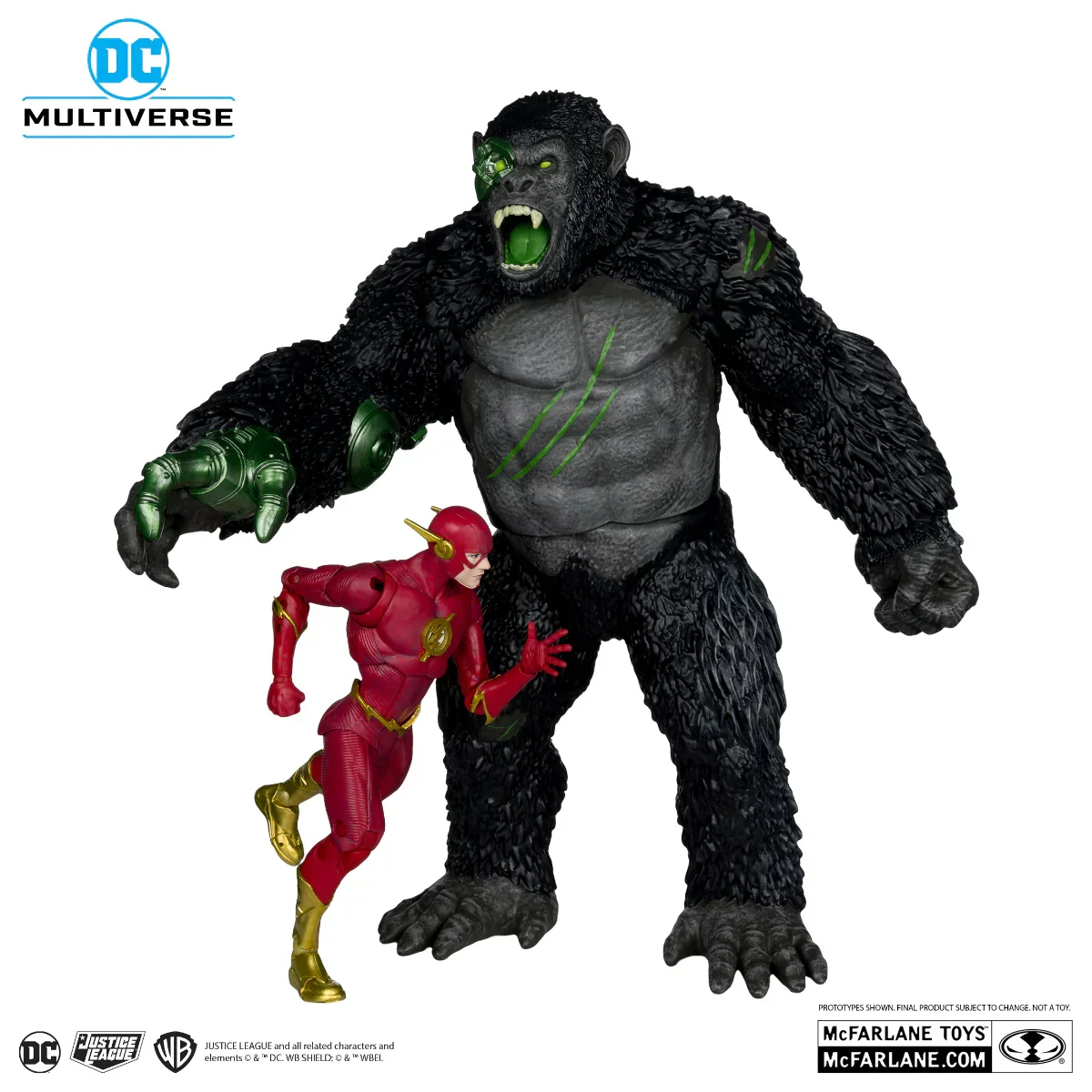 DC Comics - The Flash Vs Titano 7" Megafig 2-Pack - Image 2