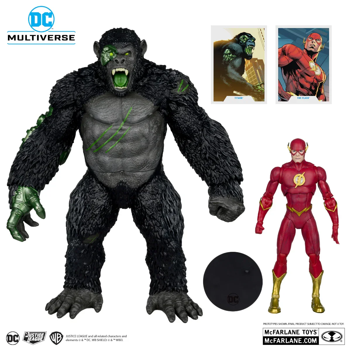 DC Comics - The Flash Vs Titano 7" Megafig 2-Pack - Image 3