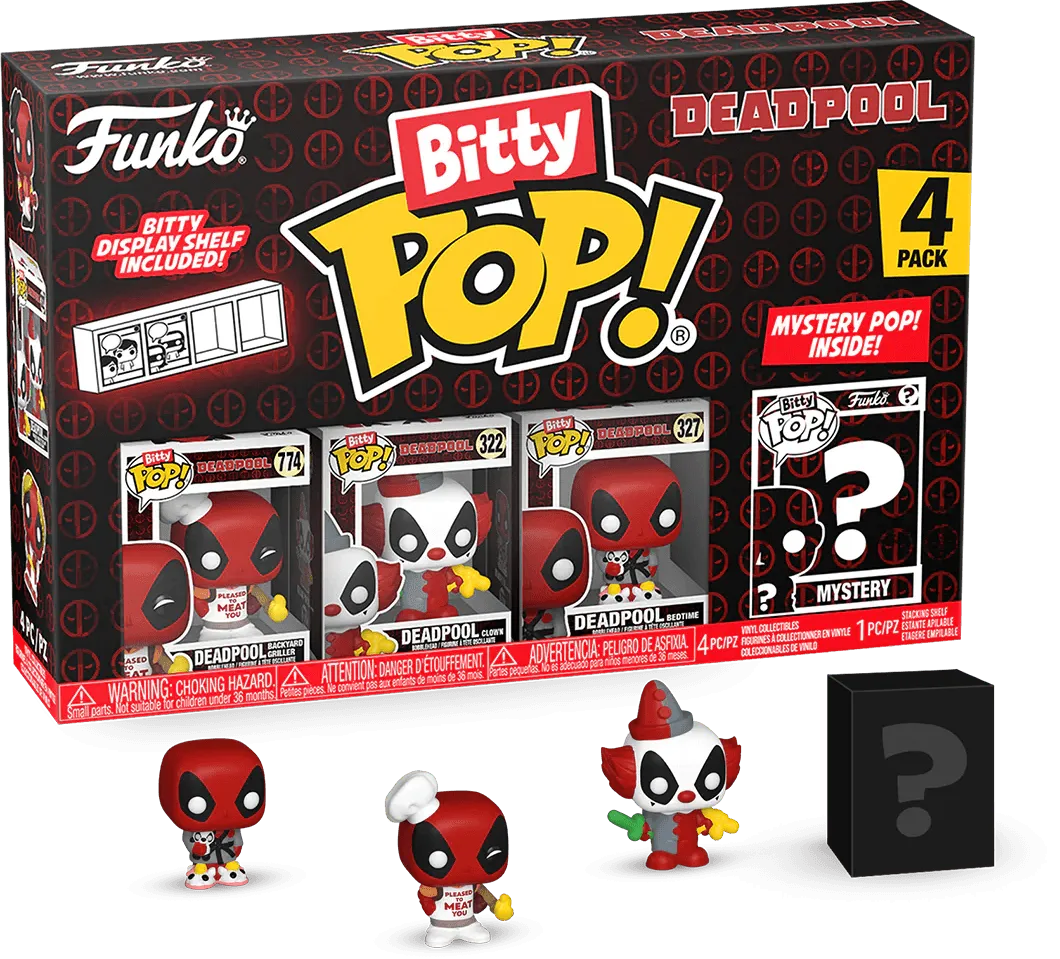 Deadpool - BBQ Master Bitty Pop! 4 -Pack