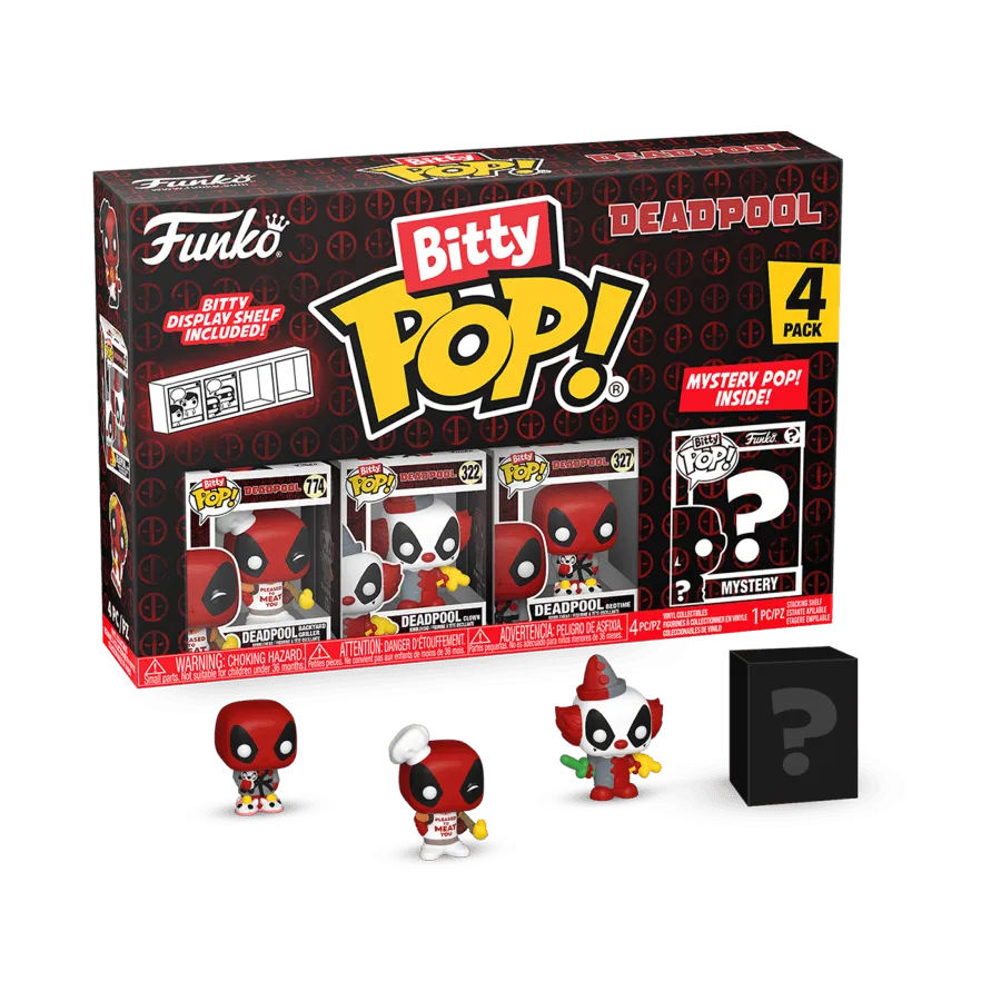 Deadpool - BBQ Master Bitty Pop! 4 -Pack - Image 4