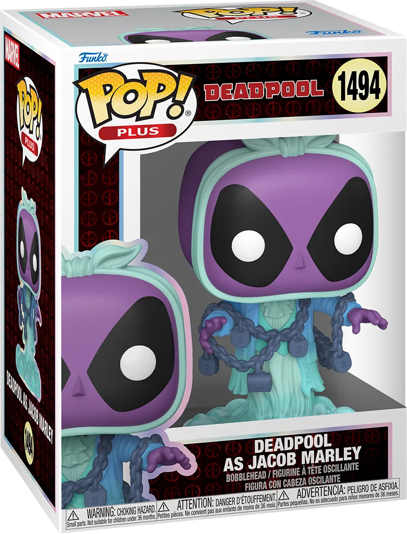 Deadpool: Literary Classics - Deadpool as Jacob Marley Pop! Vinyl - Image 3