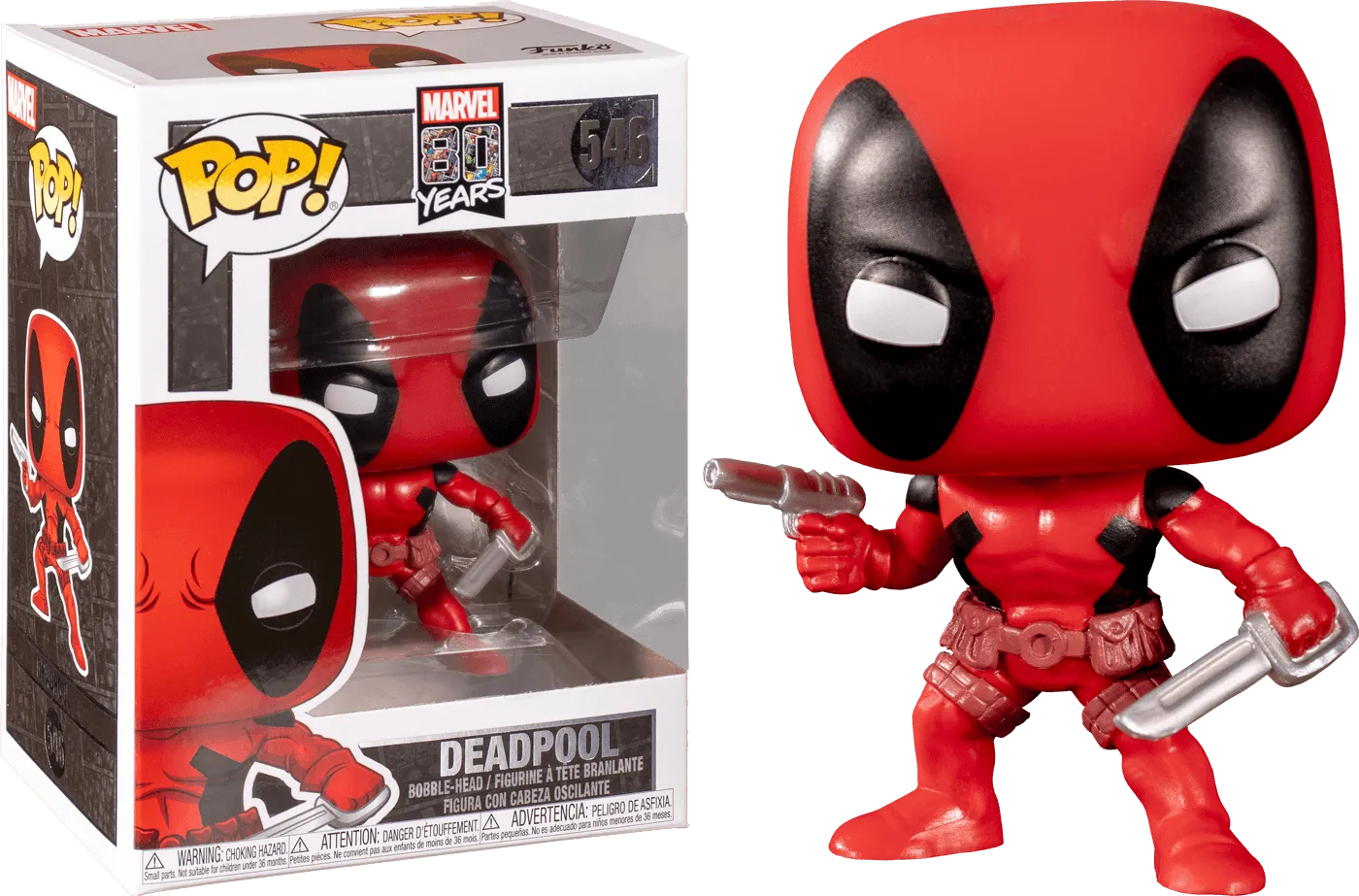 Marvel Comics 80th Anniversary - Deadpool First Appearance Pop! Vinyl