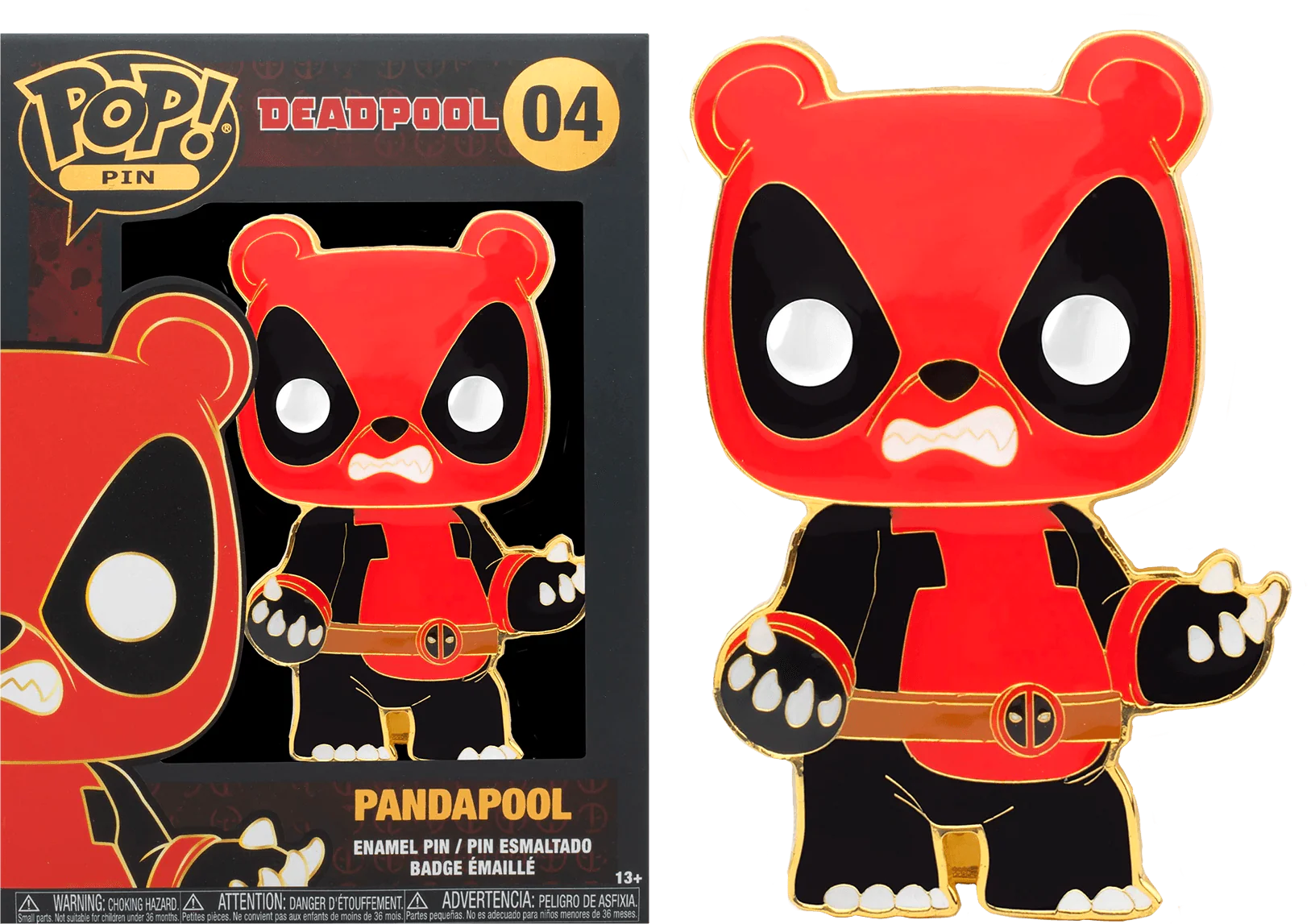 Deadpool - Pandapool (with chase) 4" Pop! Enamel Pin
