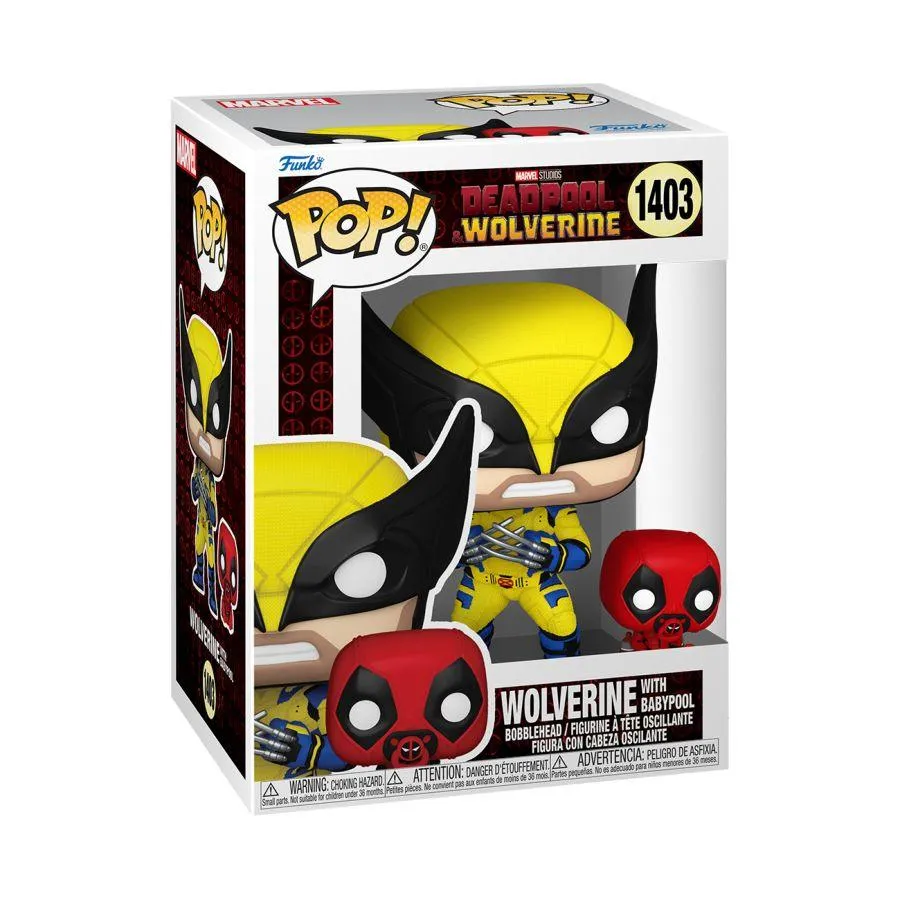 Deadpool & Wolverine (2024) - Wolverine with Babypool Pop! Vinyl - Image 3
