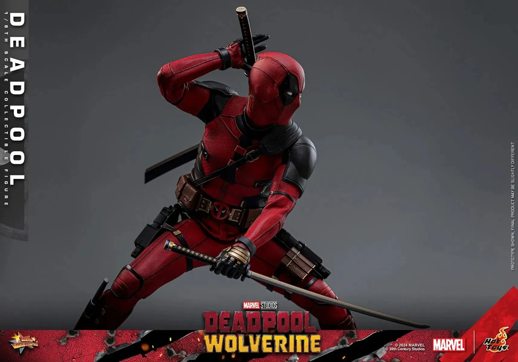 Deadpool & Wolverine - Deadpool 1:6 Scale Collectable Action Figure - Image 5