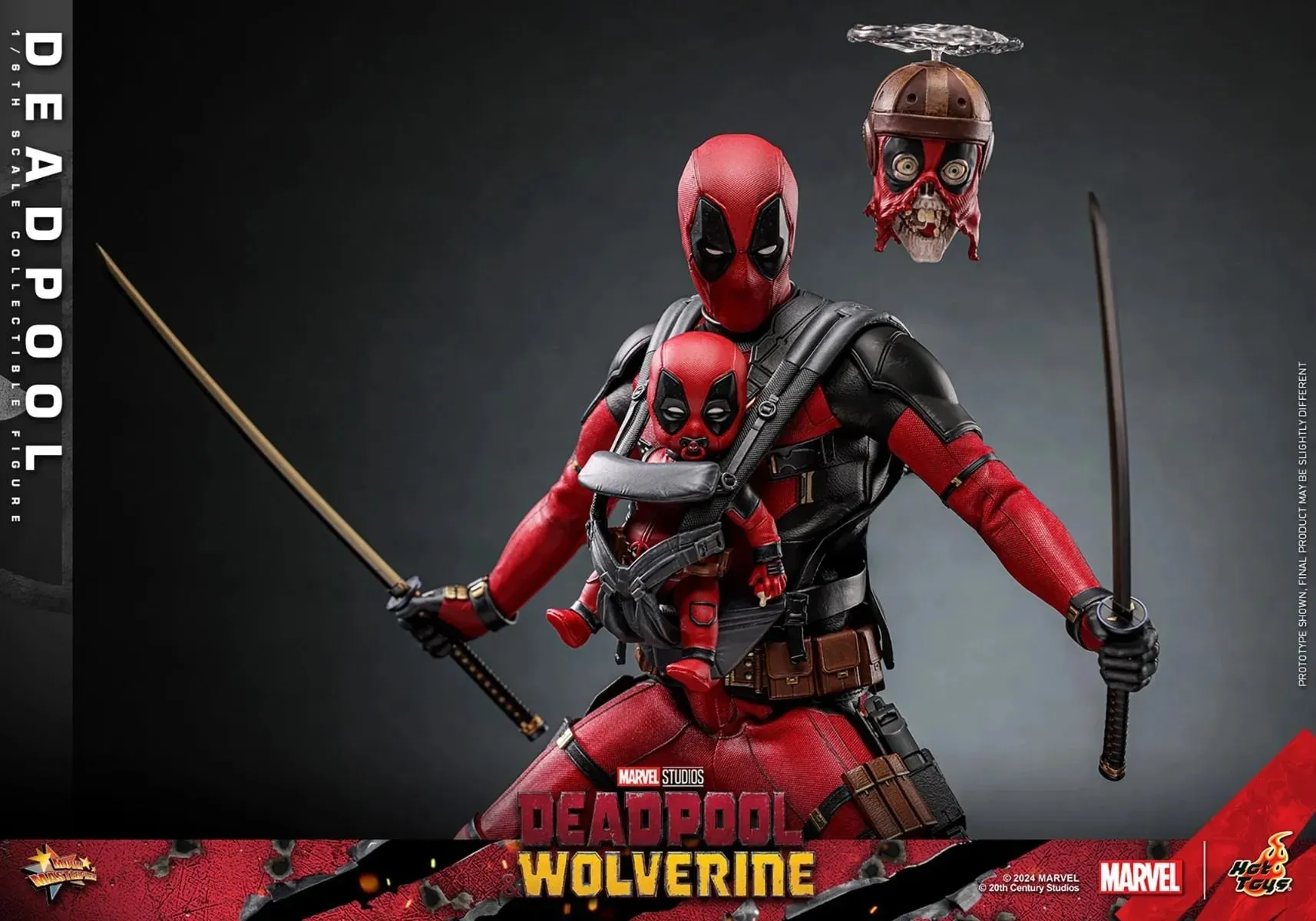 Deadpool & Wolverine - Deadpool 1:6 Scale Collectable Action Figure - Image 8