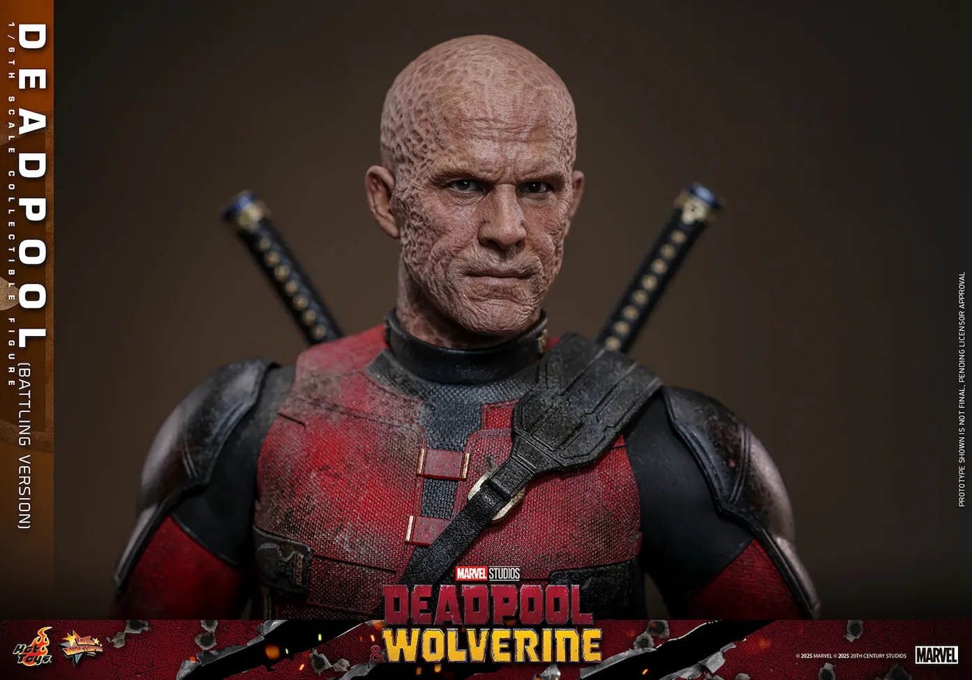 Deadpool & Wolverine - Deadpool (Battling Version) 1:6 Scale Collectible Action Figure - Image 15