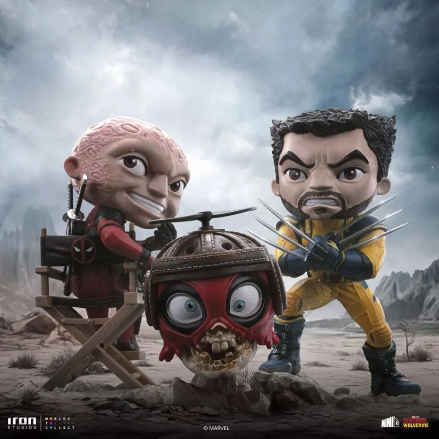 Deadpool & Wolverine - Deadpool, Wolverine & Headpool Minico Set - Image 2