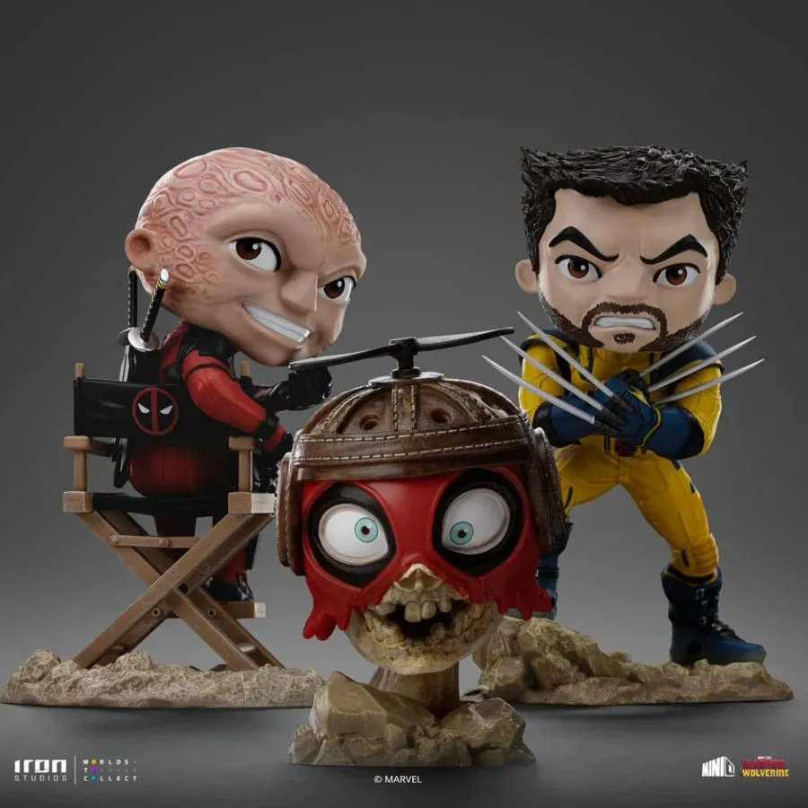 Deadpool & Wolverine - Deadpool, Wolverine & Headpool Minico Set - Image 3