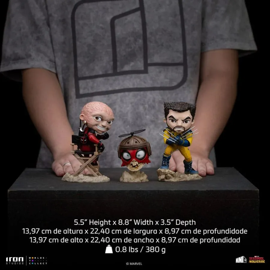 Deadpool & Wolverine - Deadpool, Wolverine & Headpool Minico Set - Image 8