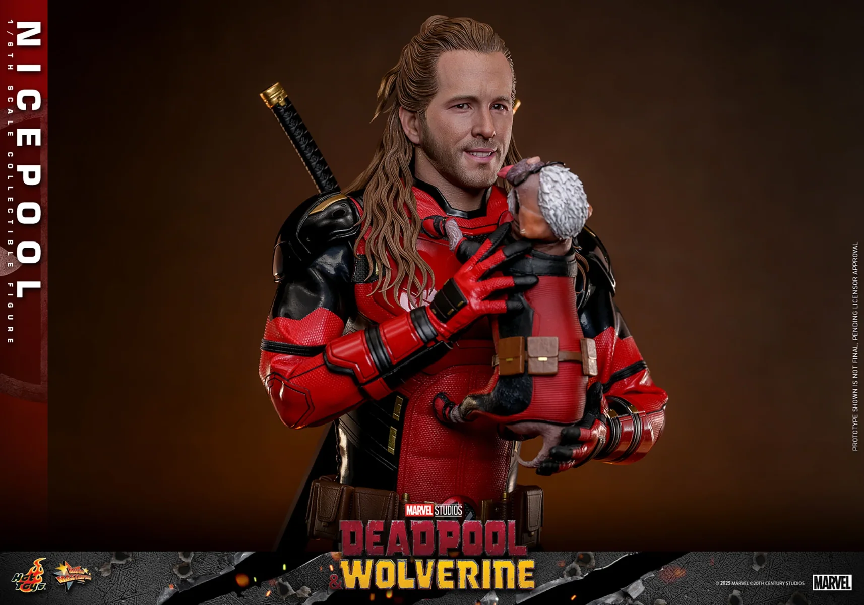 Deadpool & Wolverine - Nicepool 1:6 Scale Collectable Action Figure - Image 13