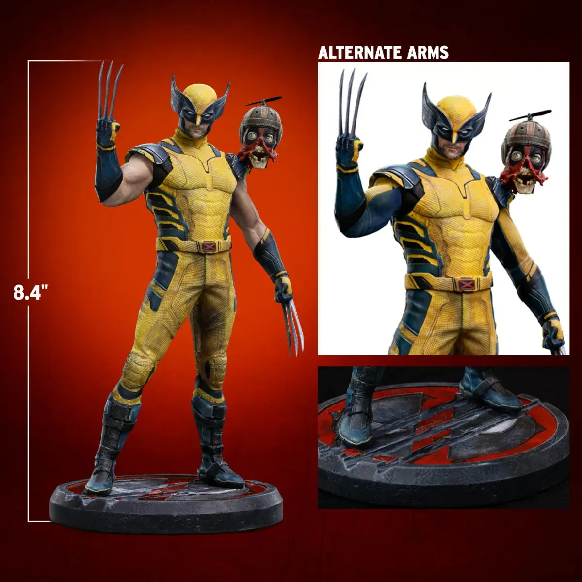 Deadpool & Wolverine - Wolverine & Headpool 1:10 Statue - Image 3