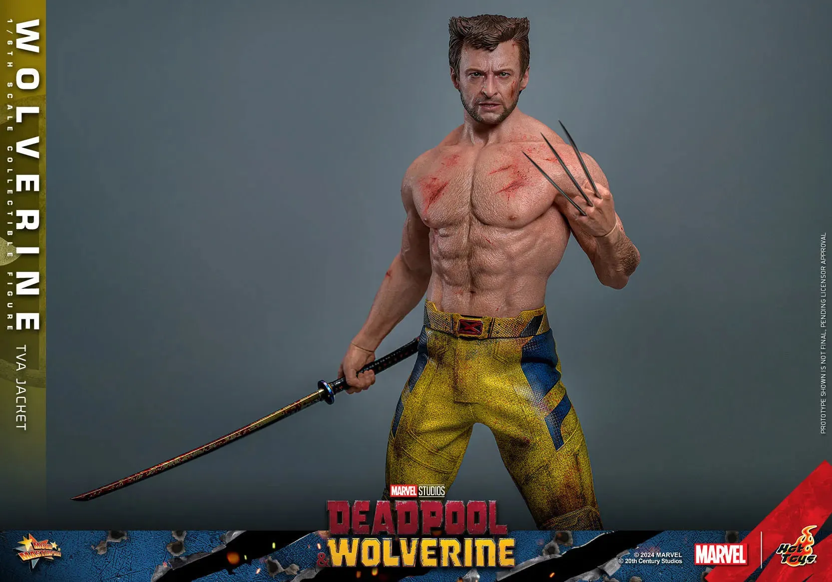 Deadpool & Wolverine - Wolverine (TVA Jacket) 1:6 Scale Collectable Action Figure - Image 13