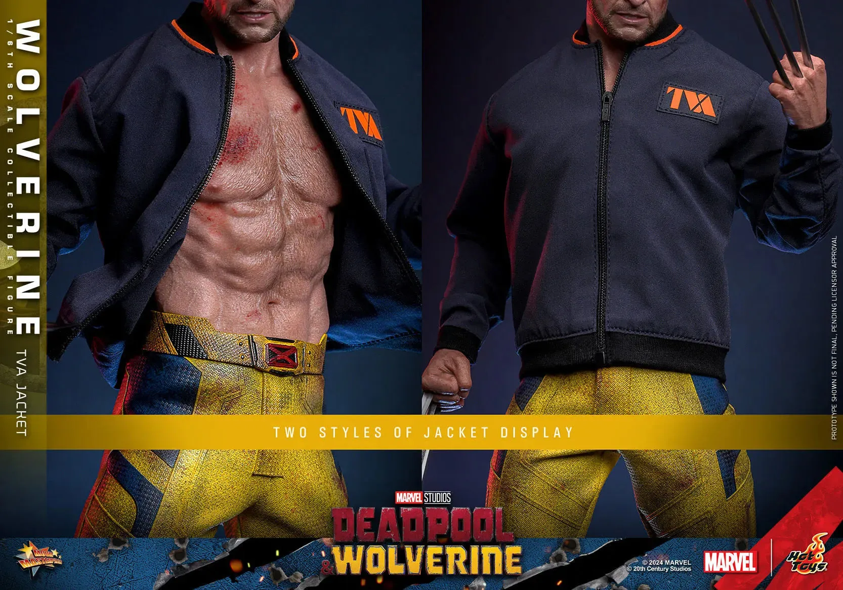 Deadpool & Wolverine - Wolverine (TVA Jacket) 1:6 Scale Collectable Action Figure - Image 18