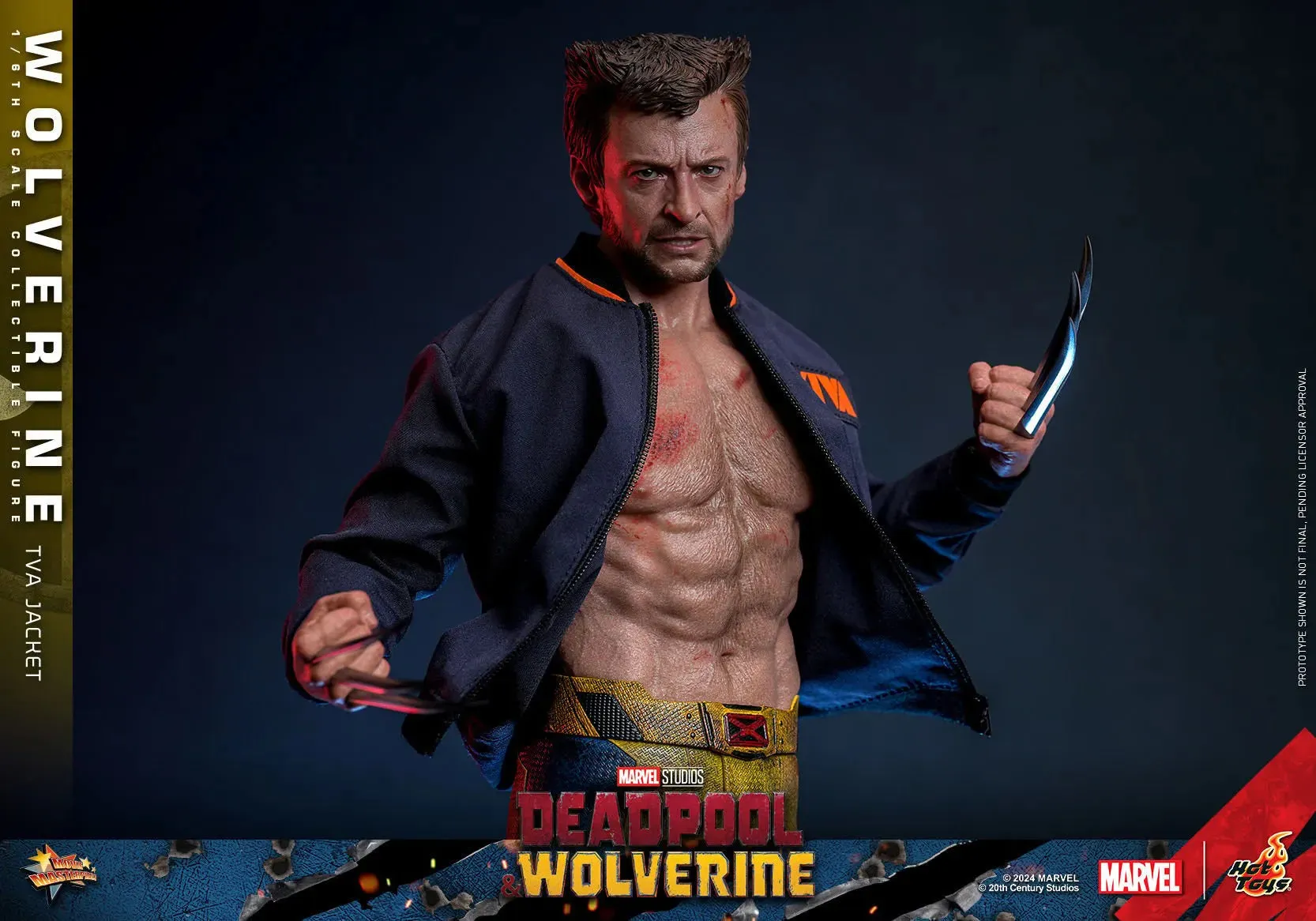 Deadpool & Wolverine - Wolverine (TVA Jacket) 1:6 Scale Collectable Action Figure - Image 2