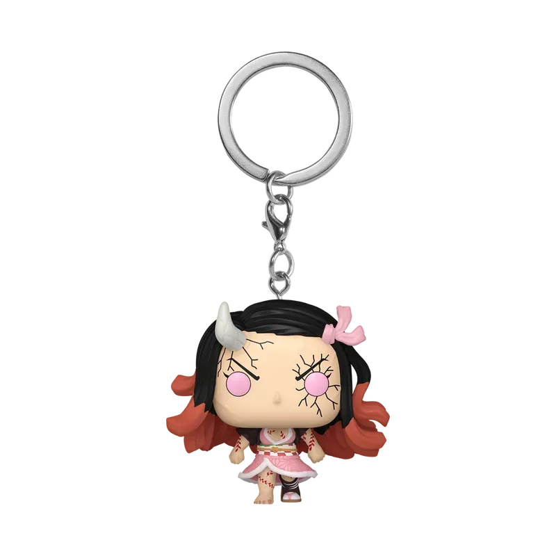 Demon Slayer - Nezuko Kamado (Demon Form) Pocket Pop! Keychain - Image 2