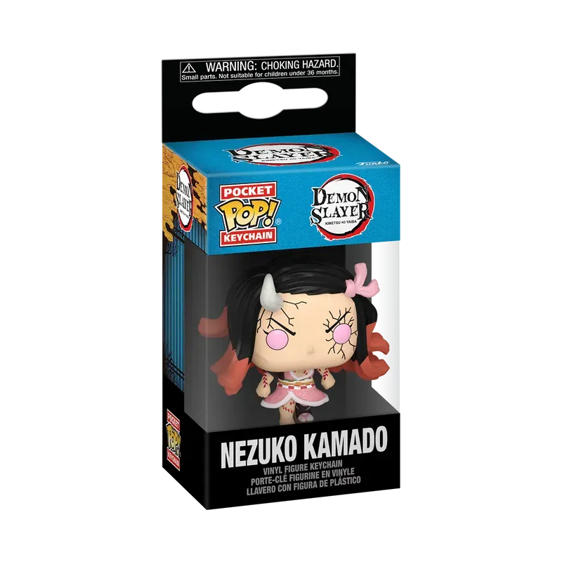Demon Slayer - Nezuko Kamado (Demon Form) Pocket Pop! Keychain - Image 3