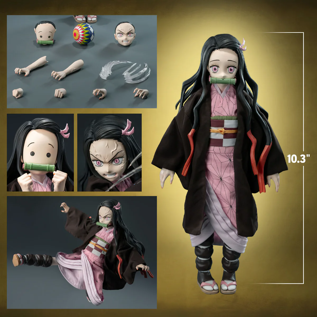 Demon Slayer - Nezuko Kamado FigZero 1:6 Scale Figure - Image 3