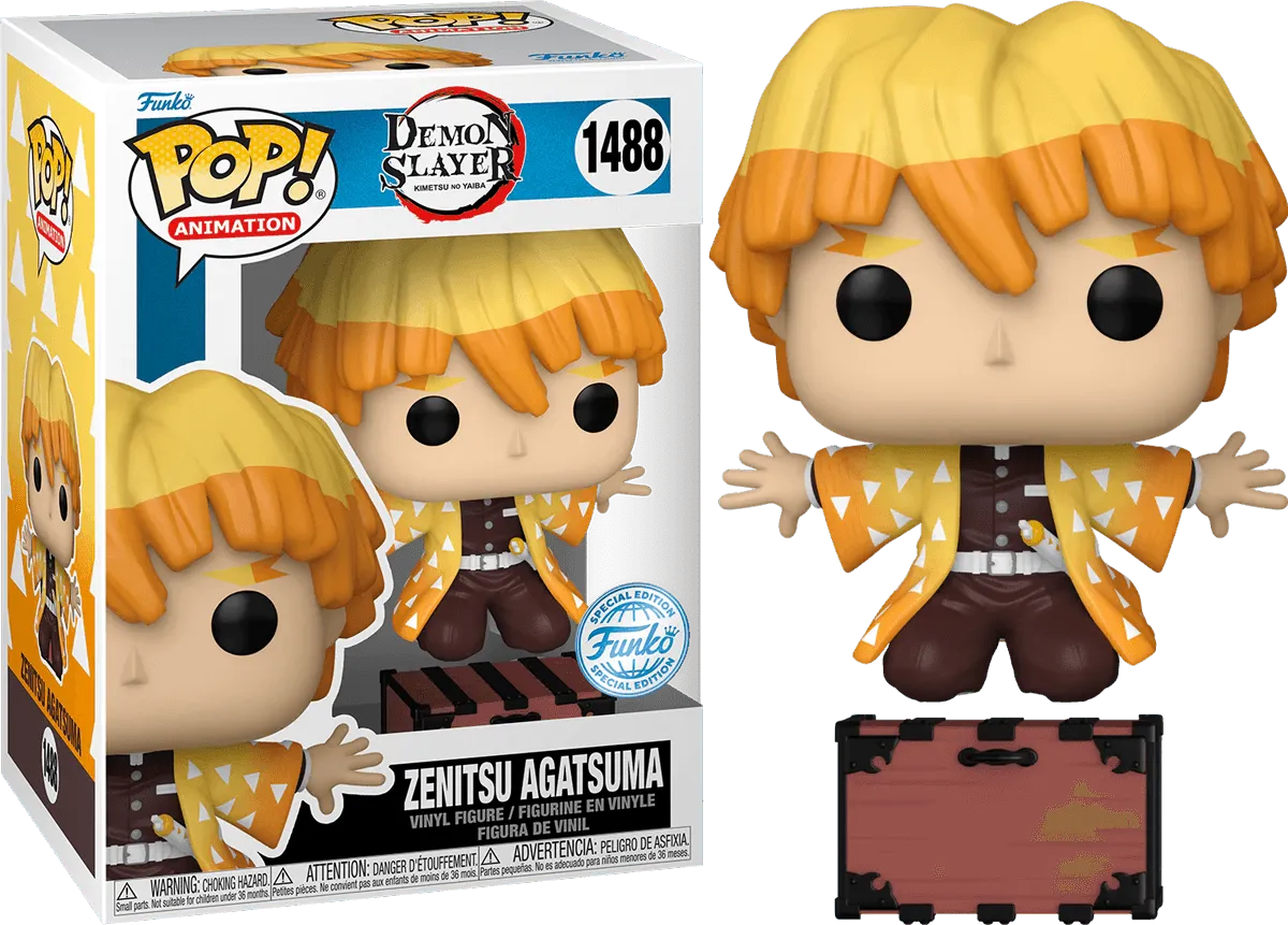 Demon Slayer - Zenitsu (Kneeling) US Exclusive Pop! Vinyl [RS]