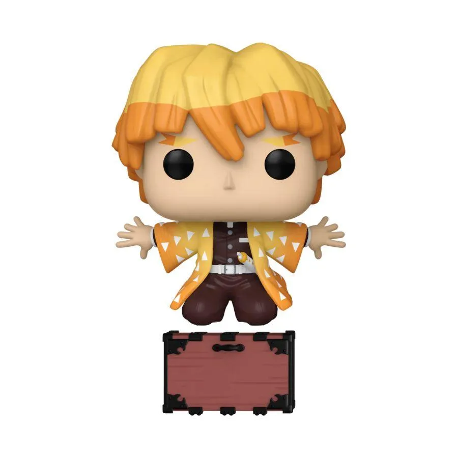 Demon Slayer - Zenitsu (Kneeling) US Exclusive Pop! Vinyl [RS] - Image 2