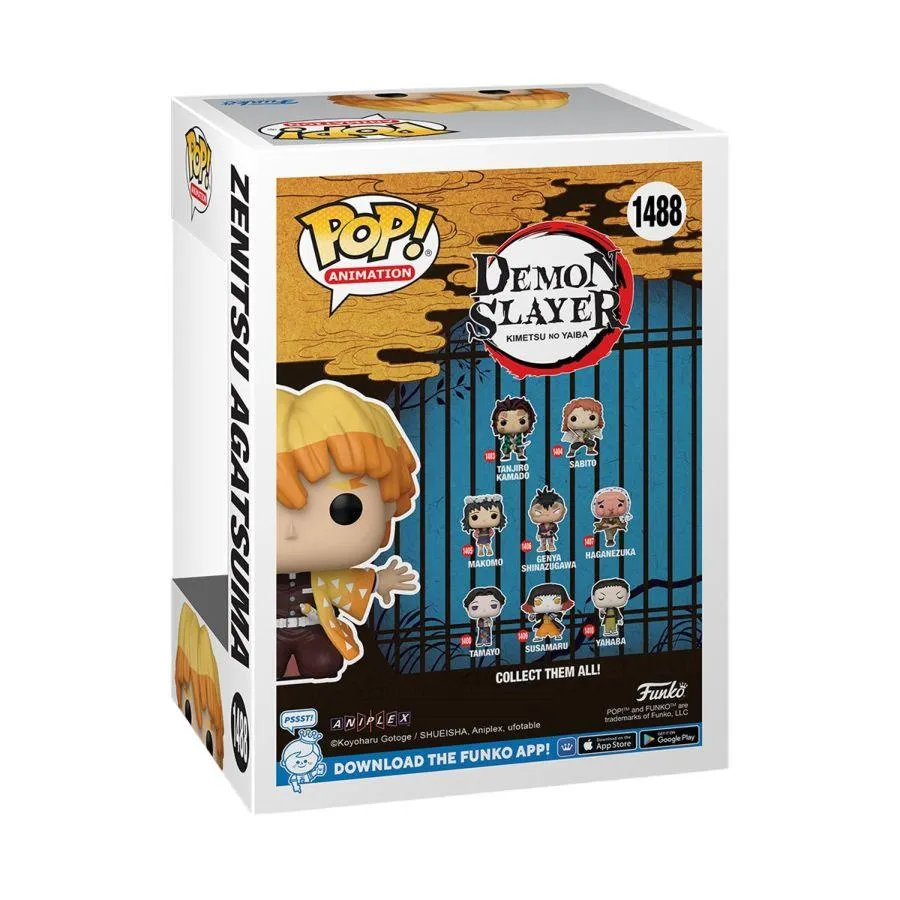 Demon Slayer - Zenitsu (Kneeling) US Exclusive Pop! Vinyl [RS] - Image 5