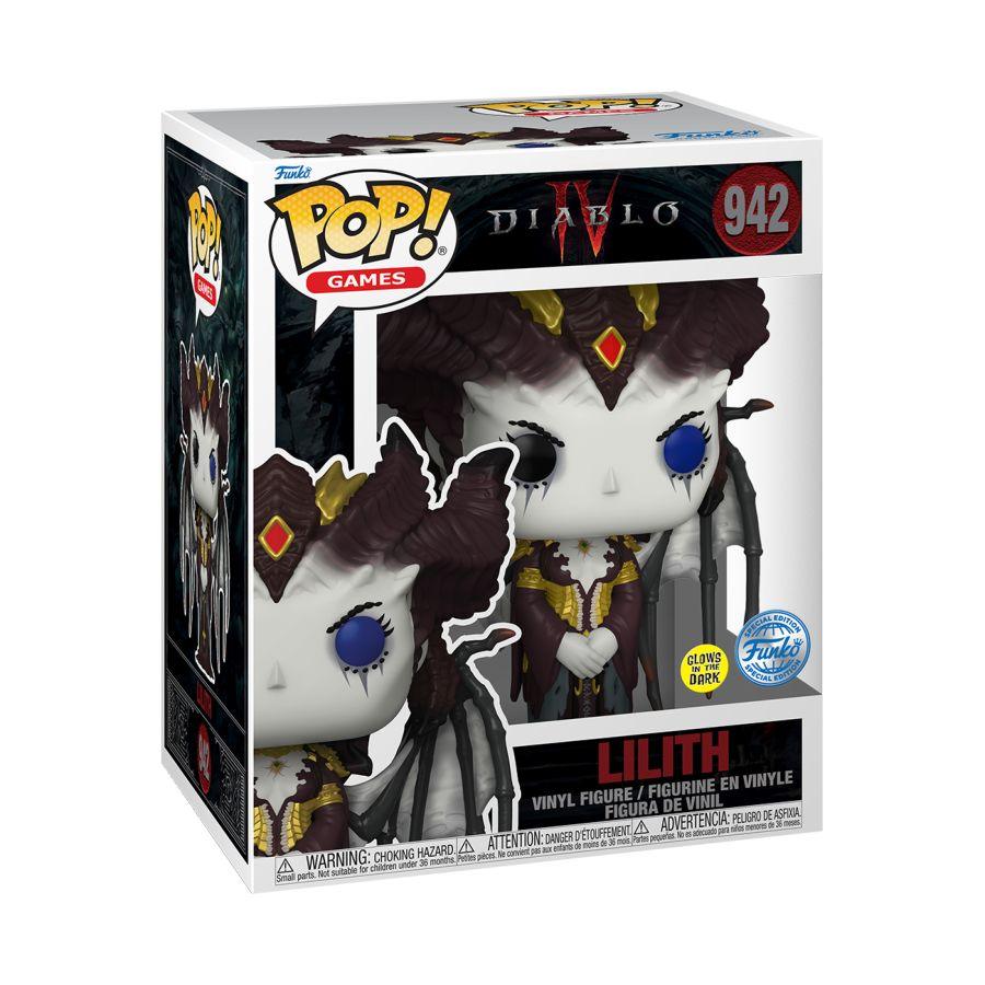 Diablo 4 - Lilith US Exclusive Glow 6" Pop! Vinyl [RS] - Image 3