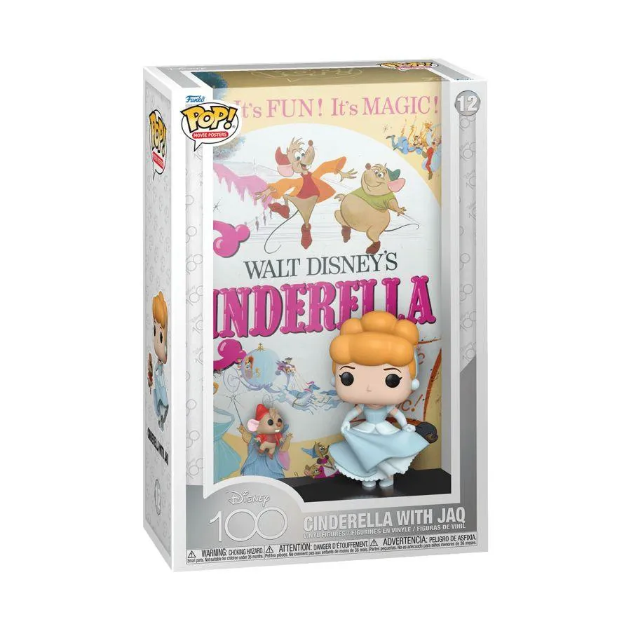 Disney 100th - Cinderella with Jaw Pop! Poster - Image 4