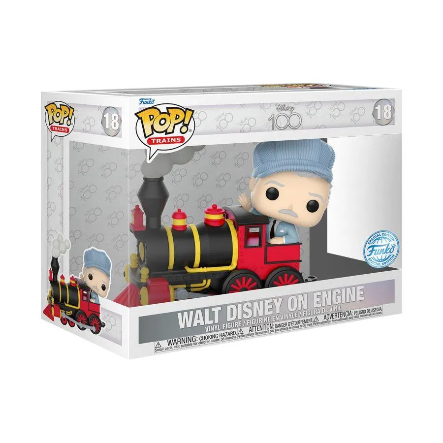 Disney 100th - Walt Disney on Engine US Exclusive Pop! Train [RS] - Image 3