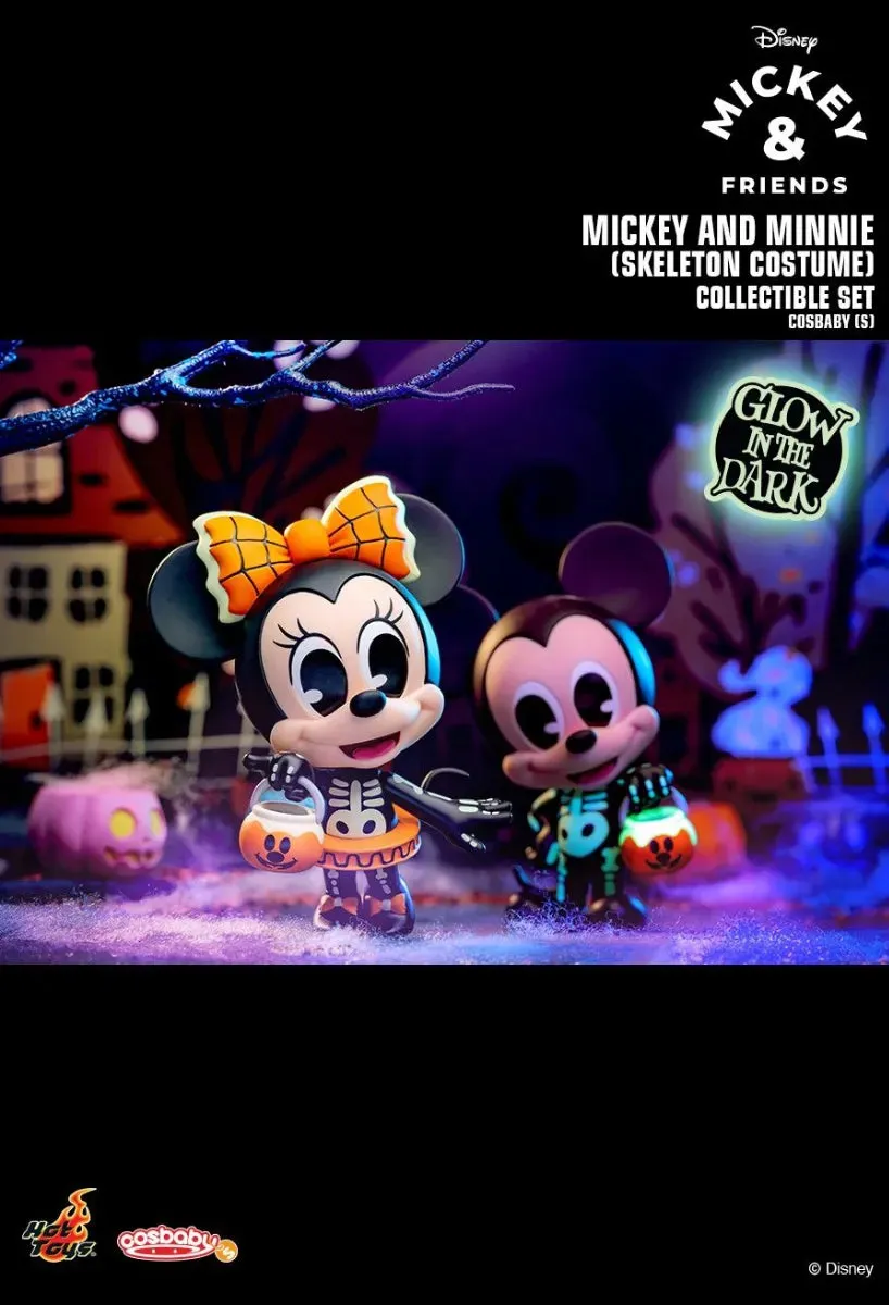 Disney - Mickey and Minnie (Halloween) Cosbaby 2-Pack - Image 4