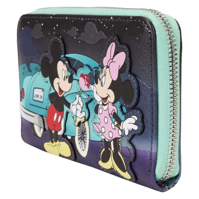 Disney - Mickey & Minnie Date Drive-In Zip Wallet - Image 2