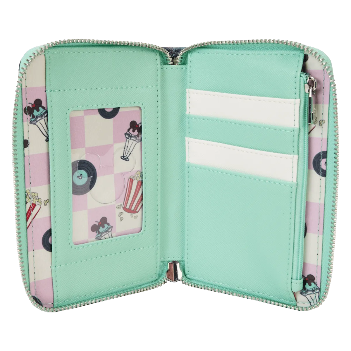 Disney - Mickey & Minnie Date Drive-In Zip Wallet - Image 3