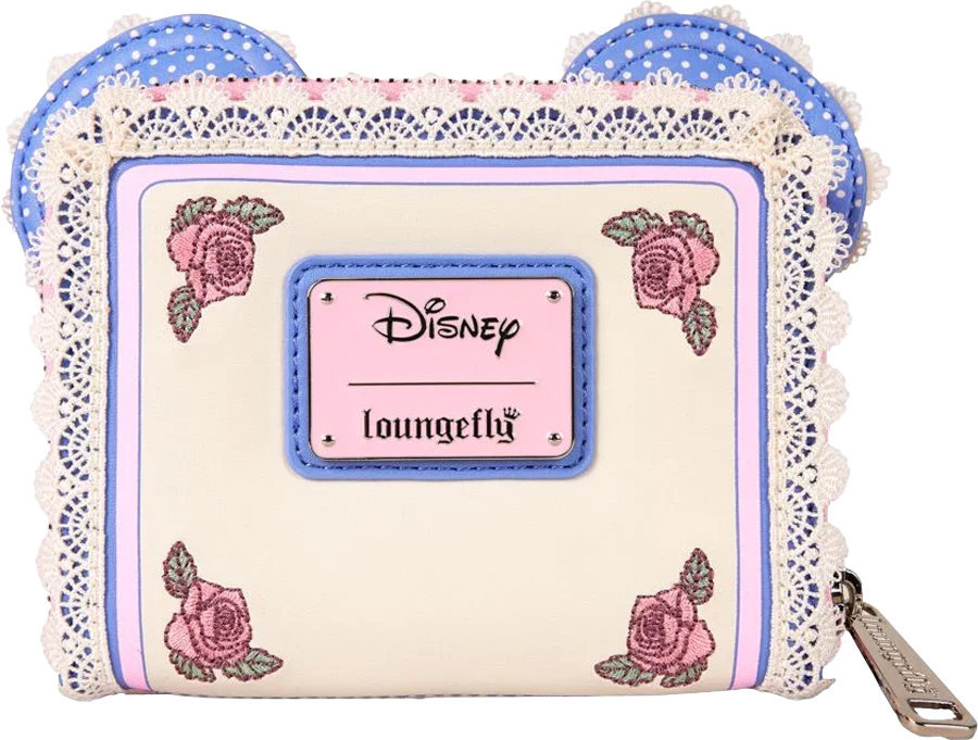 Disney - Minnie Floral & Lace Ears Zip Around Wallet - Image 2