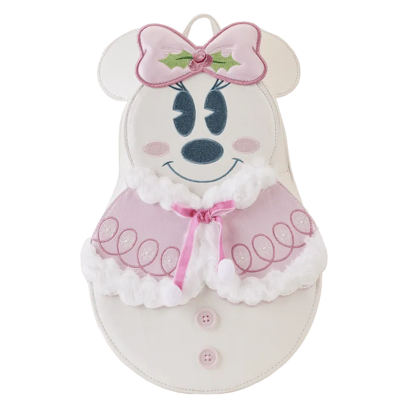 Disney - Minnie Mouse Pastel Snowman Mini Backpack