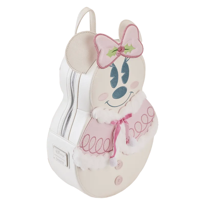 Disney - Minnie Mouse Pastel Snowman Mini Backpack - Image 6