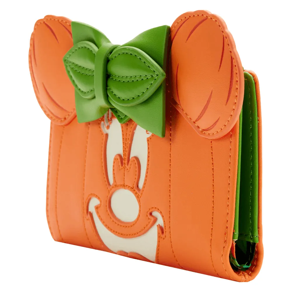 Disney - Minnie Mouse Pumpkin Glow Face Flap Purse - Image 3