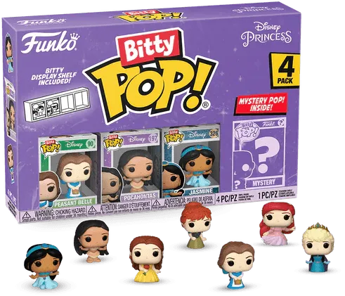 Disney Princess - Belle Bitty Pop! 4-Pack