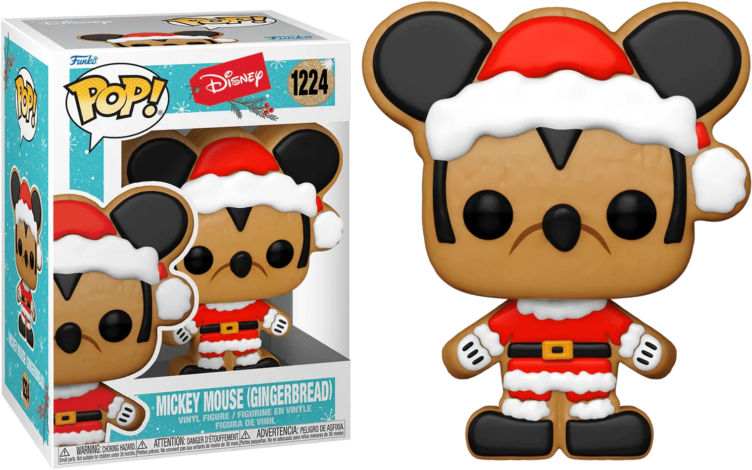 Disney - Santa Mickey Gingerbread Holiday Pop! Vinyl
