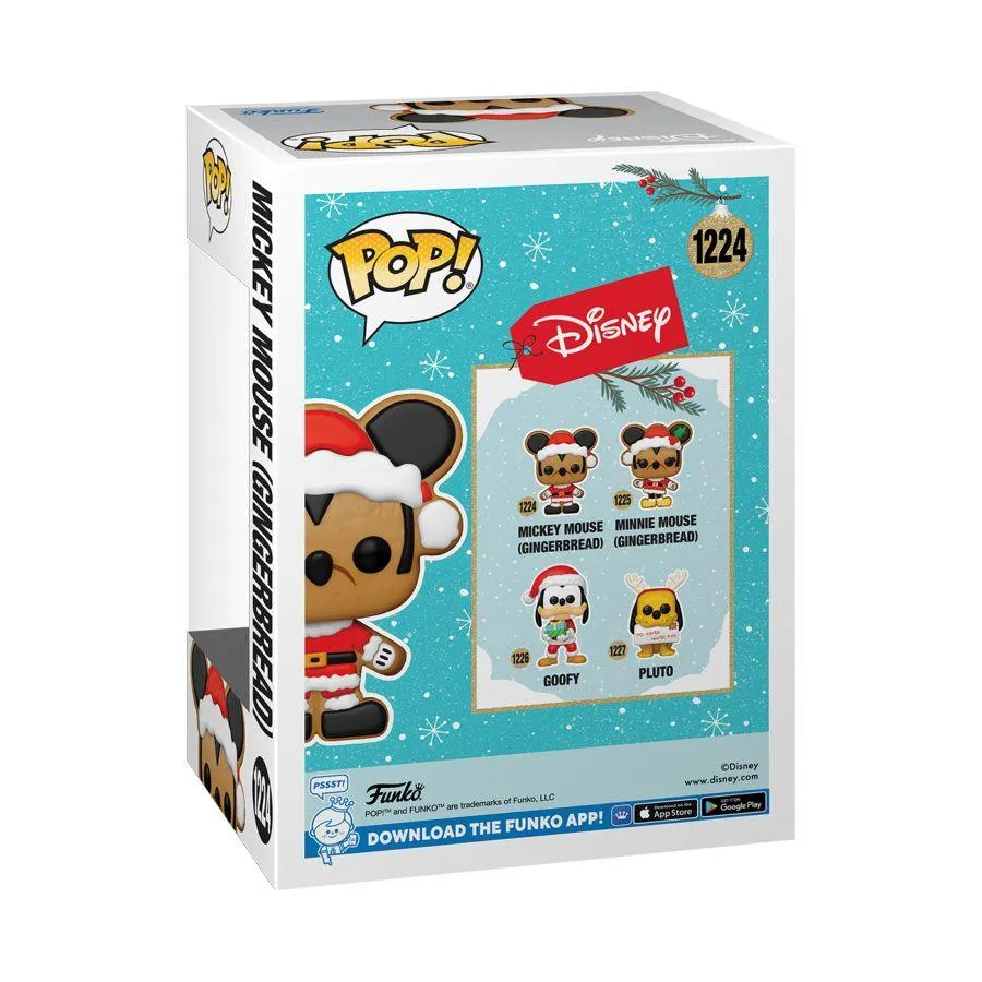 Disney - Santa Mickey Gingerbread Holiday Pop! Vinyl - Image 4