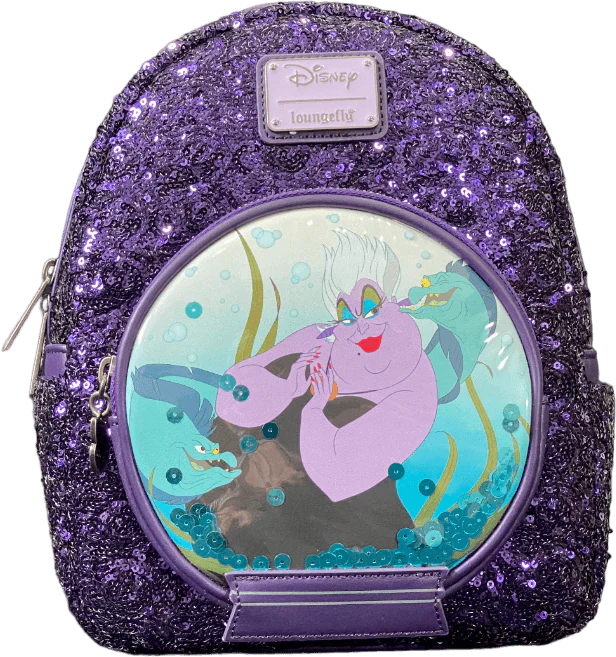 Disney Villains - Ursula Snow Globe 10" Mini Backpack [RS]