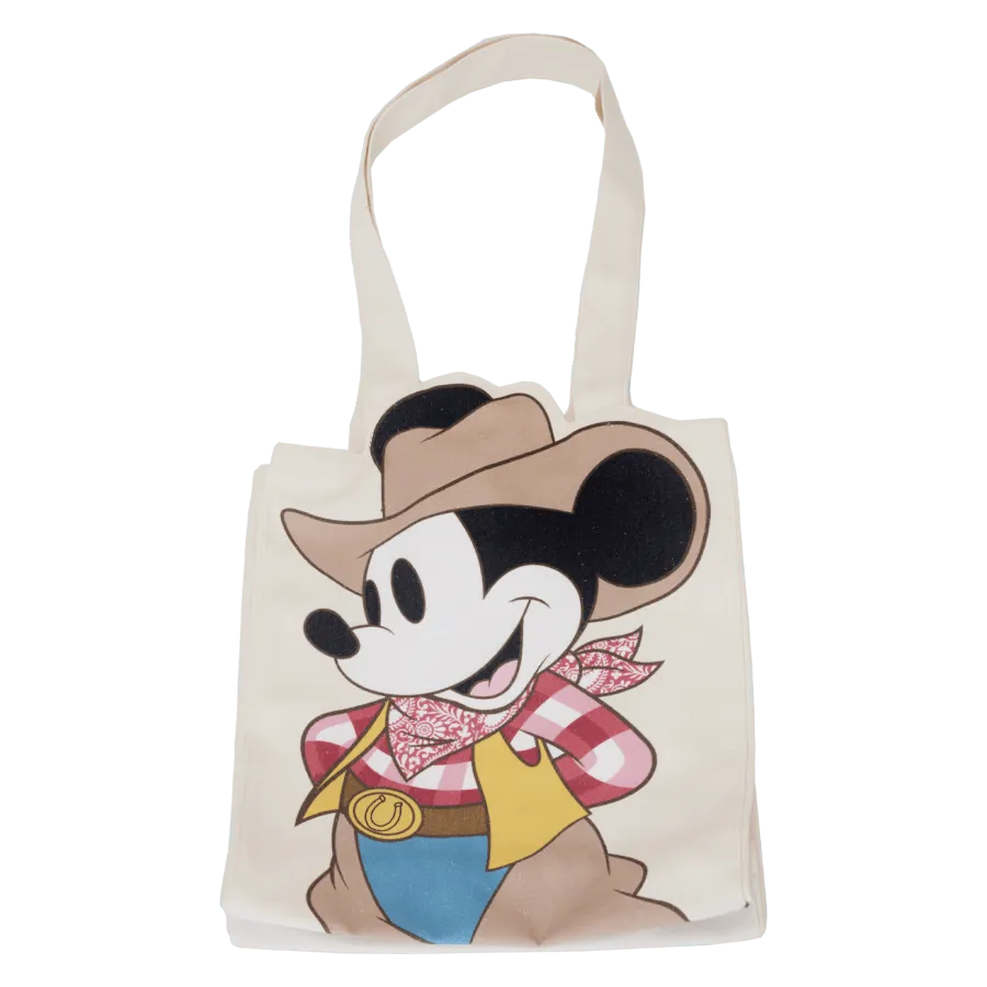 Disney - Western Mickey Canvas Tote Bag