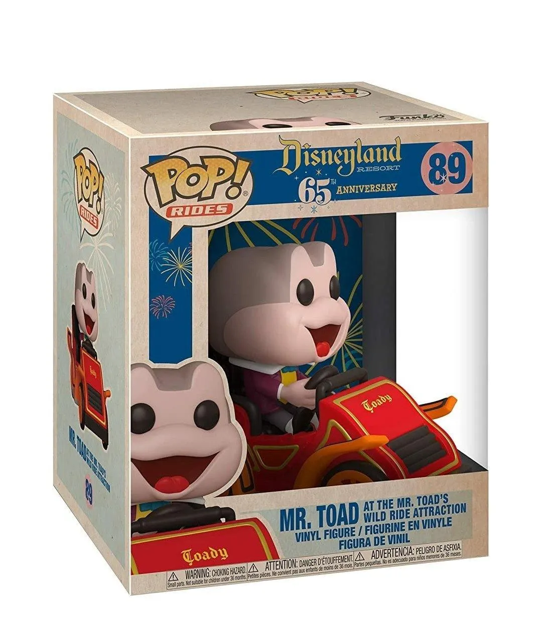 Disneyland 65th Anniversary - Mr Toad in Car Pop! Ride - Image 3
