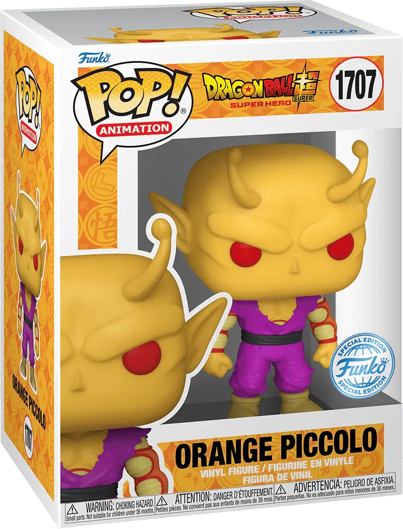 Dragon Ball Super: Super Hero - Orange Piccolo US Exclusive Pop! Vinyl [RS] - Image 4